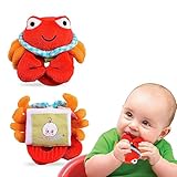 Wristy Buddy Teething Wristband, Crab