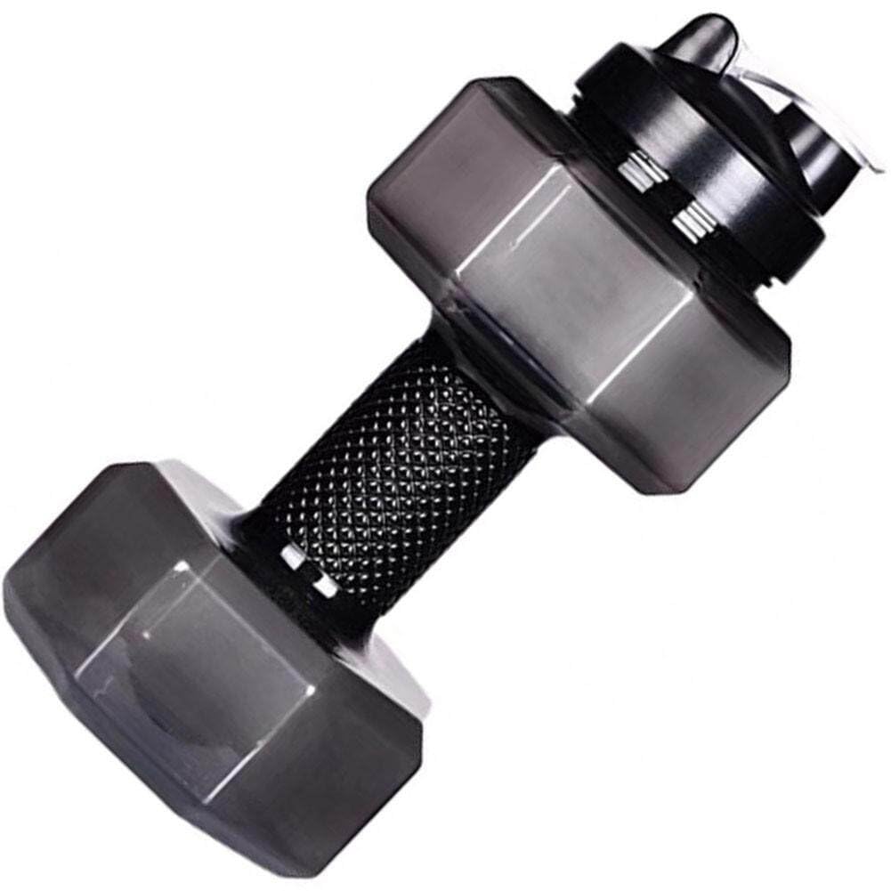 Lpitoy Men's Bk1 (2.2 L) Fitness Water Bottle 2.2L 2.6L Dumbbell Shaped Sealed Leak Proof Kettle Sport Outdoor Portable Bottle