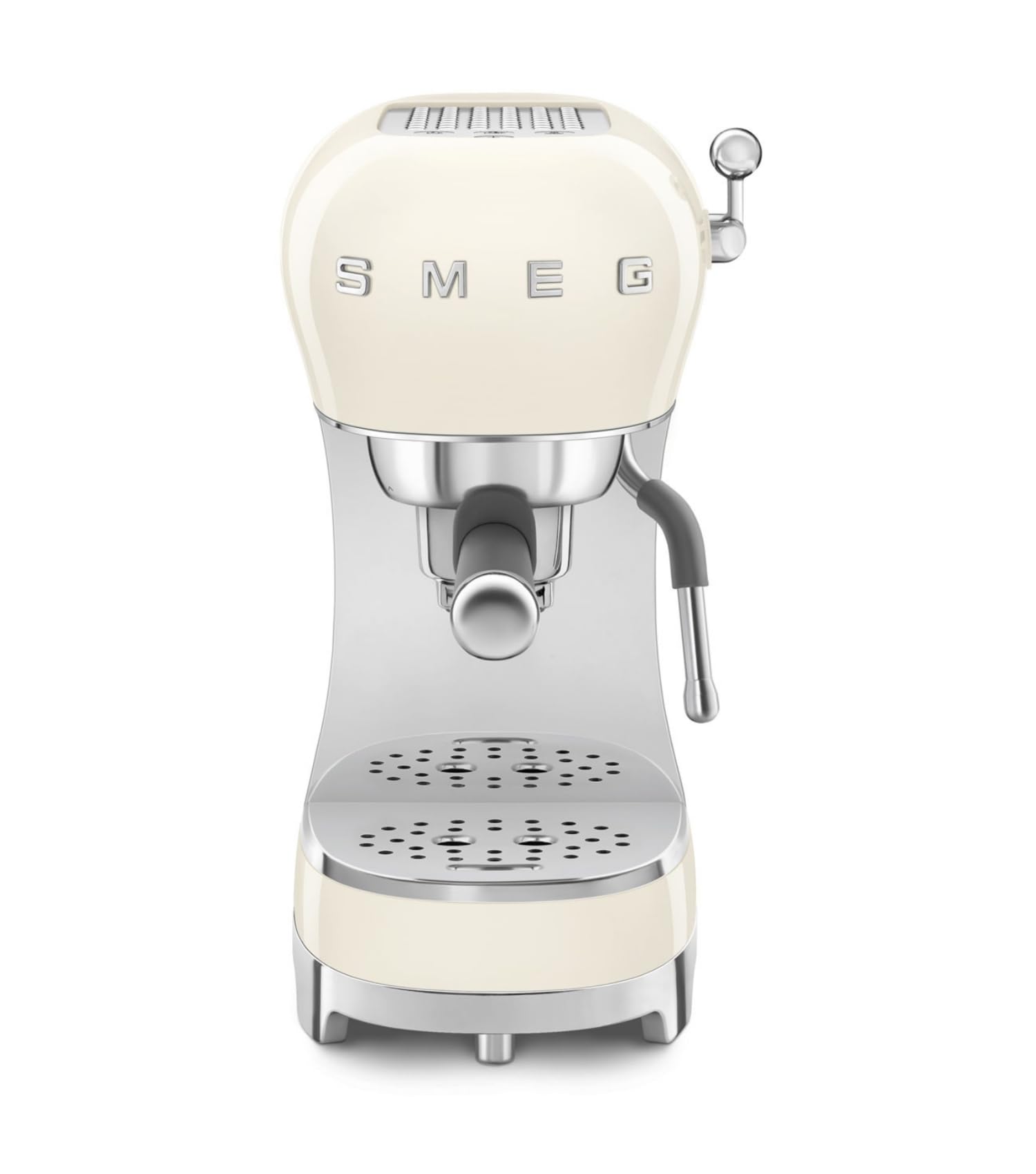 Smeg ECF02CREU, Machine à Expresso Manuelle, Système Thermoblock, Buse Vapeur