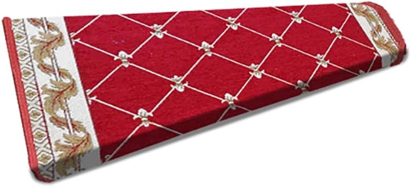 Stair Carpet Treads Spiral Staircase Tread Mat 1pcs Turn Right Stair Carpet, Non-Slip Step Pad Indoor Protection Rug, Repeat Paste Without Trace Carpet Mat for Stairs (Color : 4, Size : 60 * 33/12cm)