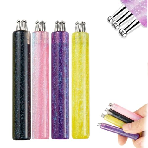 5 Petal Flower Nail Dotting Pen,Nail Art Dotting Tools,1.8mm Fine...