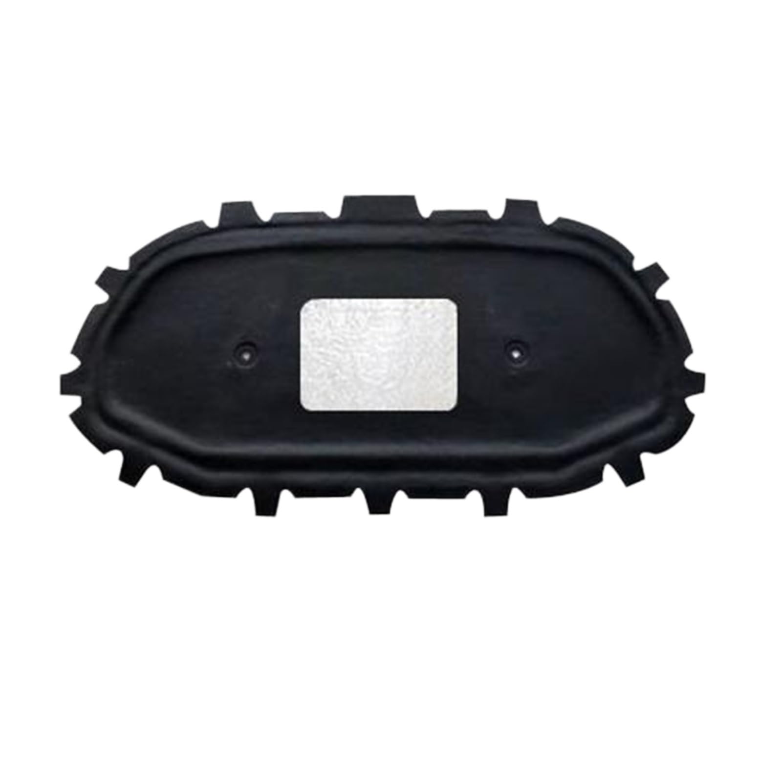 Qopuynh 1Pcs Aluminum Foil Heat Sound Insulation Cotton Front Hood Engine For Karoq Nu7 2017 2018 2019 2020 2021 2022 2023 2024 Flame Retardant Sound Insulation Mat Accessories