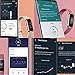 Fitbit Luxe Wellness & Fitness Tracker (Black/Graphite) with Heart Rate Monitor, Sleep Tracker, Bundle with 2 Watch Bands, 3.3foot Charge Cable, Wall Adapter, Screen Shield & PremGear for Fitbit