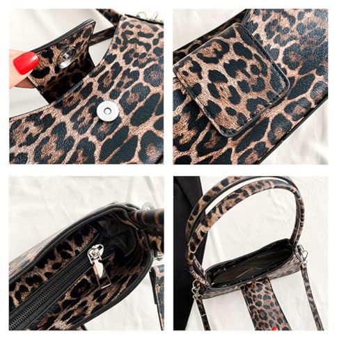 Bolso Hobo y Tote con Estampado Leopardo miniatura 5