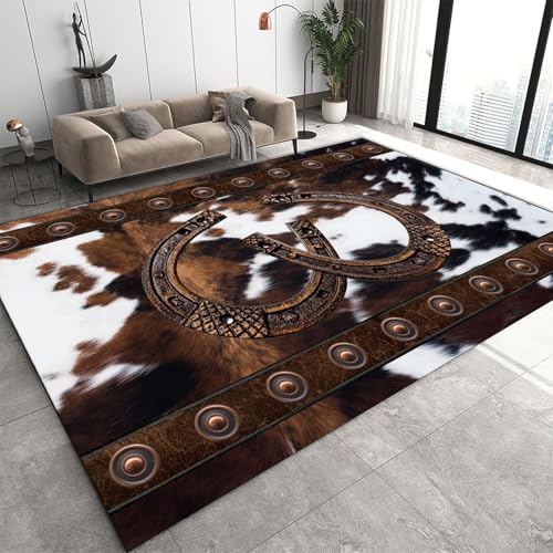 Western Rugs for Living Room,6x8ft, Southwestern Native American Aztec Rugs,Rustic