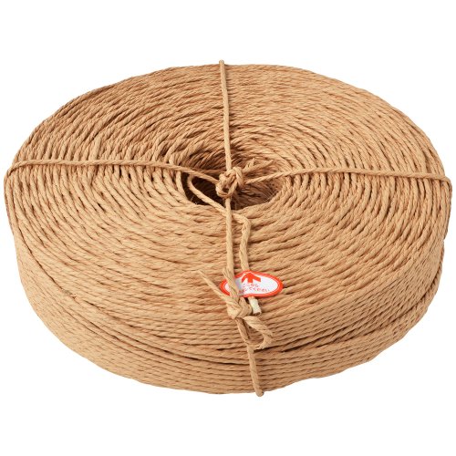 新潟エースロープ 紙ロープ麻入 3×400m 茶 303-1