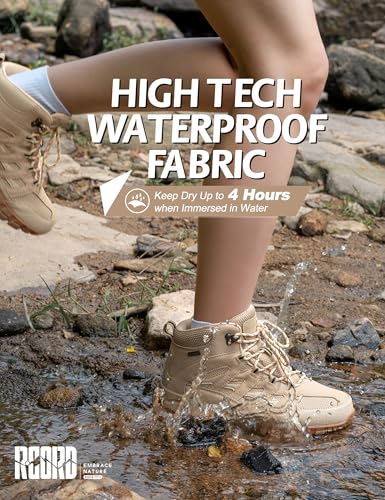R CORD Hiking Boots Women Waterproof Breathable Non-Slip Womens Hiking Boots Arch Support for Rocky Trails Mountain Climbing & All-Day Comfort3