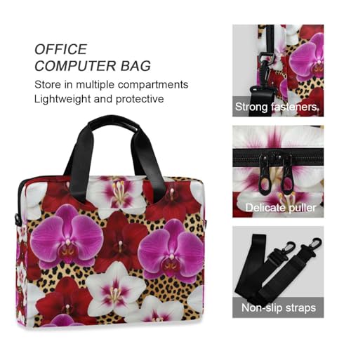 Funda portátil para laptop 15.6 pulgadas con asa y correa miniatura 6