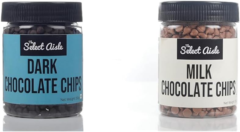 The Select Aisle's Milk and Choco Chip Combo - 300gm (150 gms each)