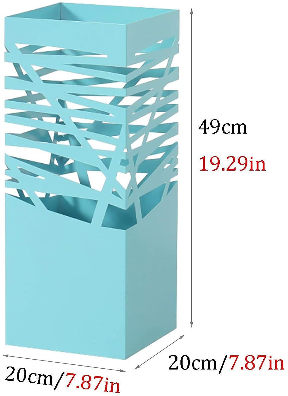 Sywlwxkq Umbrella Stand Rack,Umbrella Stand Wrought Iron Household Business Light Umbrella Bucket,Umbrella Storage Rack