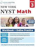 New York State Test Prep: 3rd Grade Math Practice Workbook and Full-length Online Assessments: NYST Study Guide