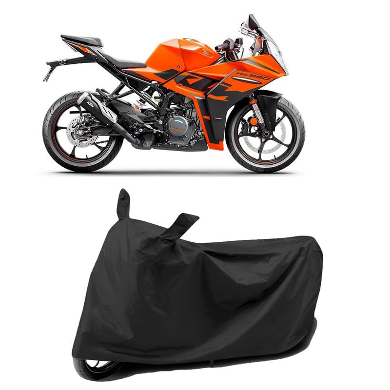 Bike Body Cover Compatible with KTM 2022 RC 390 GP Edition Protect from Scretch Dustproof UV-Rays Birds Dropping Accesseries for All Model & All Verieants -Black Color