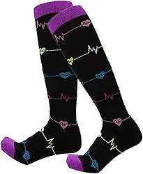 Meias de compressão Altas De Compressão Para Aliviar A Dor E A Fadiga