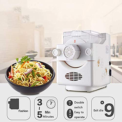 LTLCLZ Automatische Nudelmaschine, Haus Kleine Vertikale Elektrische Pressmaschine, Mit 9 Austauschbare Pasta Form… – Bild 3