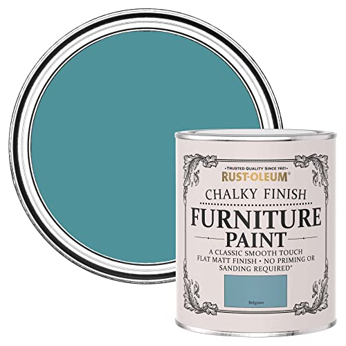 Rust-Oleum Blue Upcycled Furniture Paint in Chalky Finish - Belgrave 750ml