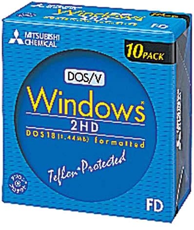 Amazon.co.jp: 三菱化学 2HDV10 フロッピーディスク(10枚/Windows 