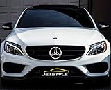 ✅ JetStyle LED Tagesfahrlicht für Mercedes-Benz, gefertigt aus hochwertigem ABS-Kunststoff das für Jahre hält. Dies ist ein direkter Mercedes Emblem-Ersatz und verbessert das Aussehen Ihres Fahrzeugs. Es verfügt über eine speziell entwickelte LED-Lampe mit einer Lebensdauer von 10.000 Stunden. Staubdicht und einfach anzuwenden.