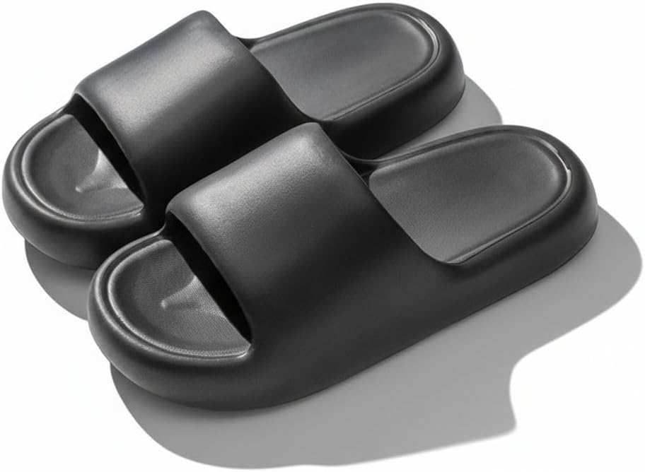 Unisex Sandals Open Toe Slippers Non-Slip & Quick-Drying Slides for Men Women, Indoor Outdoor Pool Beach Garden Shower Shoes