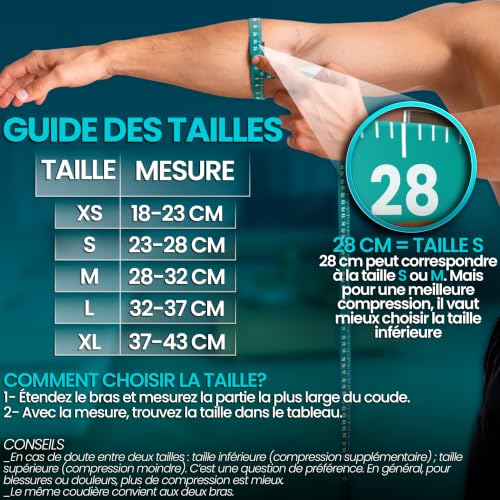 NativoDex Coudière de Compression pour Tendinite et Épicondylite – vue 6