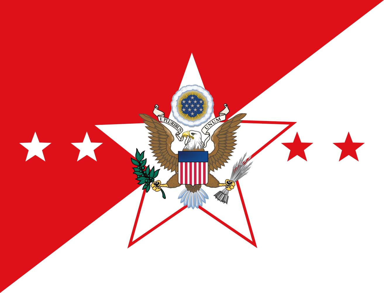 Drapeau Chief of Staff of the United States Army large bannière militaire