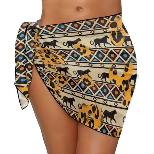 Cache-maillot de bain sexy SEANATIVE en mousseline jupe de plage