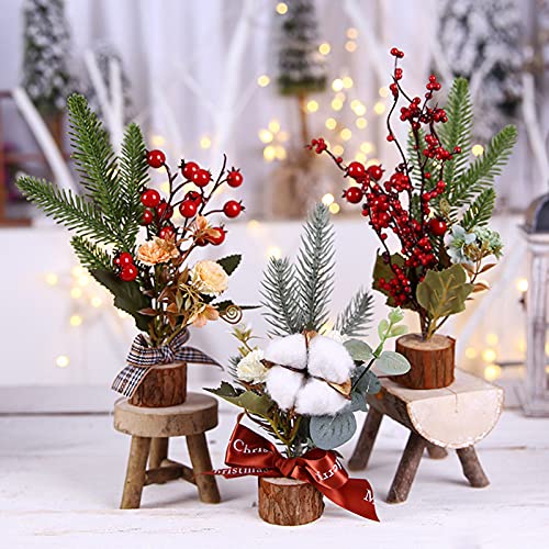 Planta artificial mini árbol de Navidad: el regalo de decoración perfecto 2