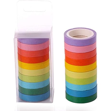 10pcs Macarons Washi Tape Set