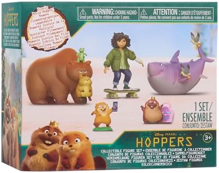 Just Play Disney y Pixar Hoppers Set de Figuras Coleccionables, 5...