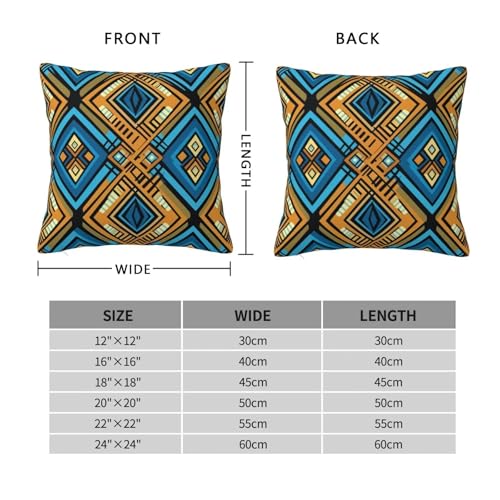 Coussins décoratifs maison 70x70 cm lot de 2 housses bohèmes idée cadeau