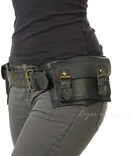 womens leather hip bag