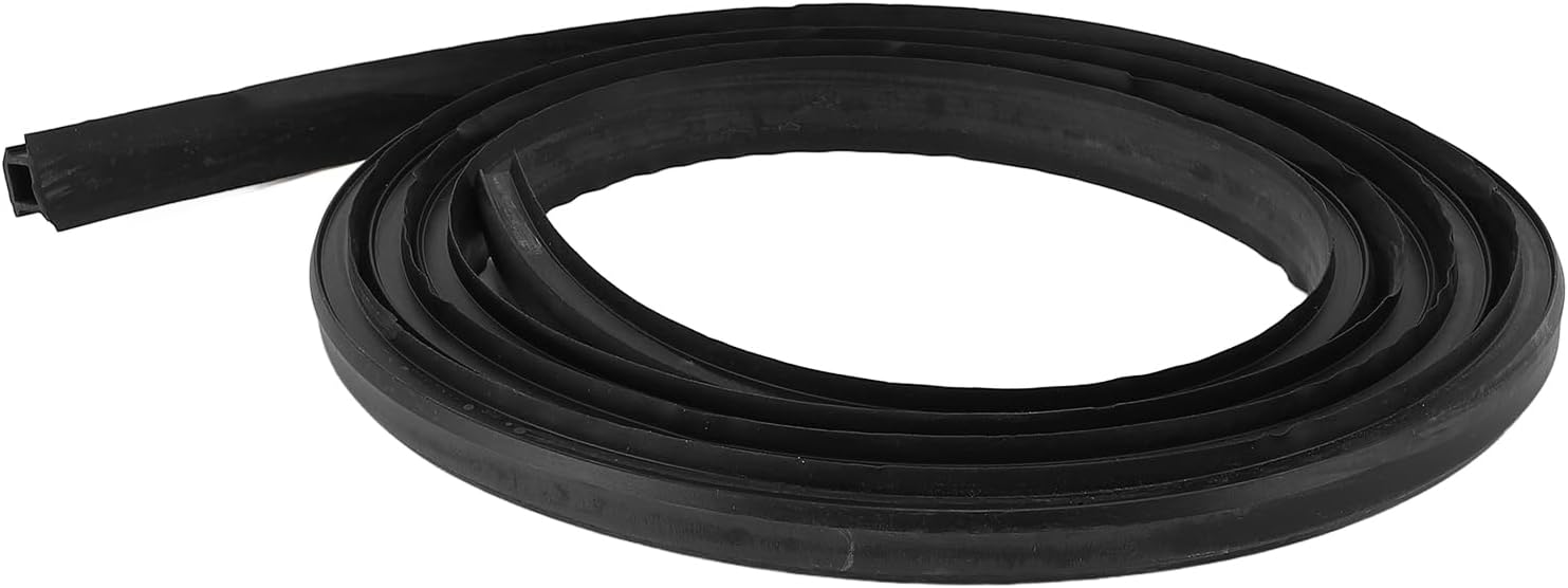 Dioche L Track Cover Strip 2m Rubber Protective Filler Strip for Easy Rolling of Motorcycles, ATVs, and Hand Carts - Secure Fit & Versatile Use