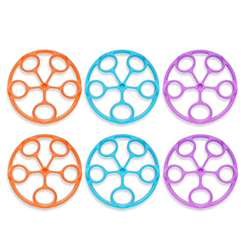 Hand Exerciser, Finger Strengthener, (6 PCS) Hand Grip Exerciser Strengthener, Forearm Trainer for Grip Strength and Hand Therapy