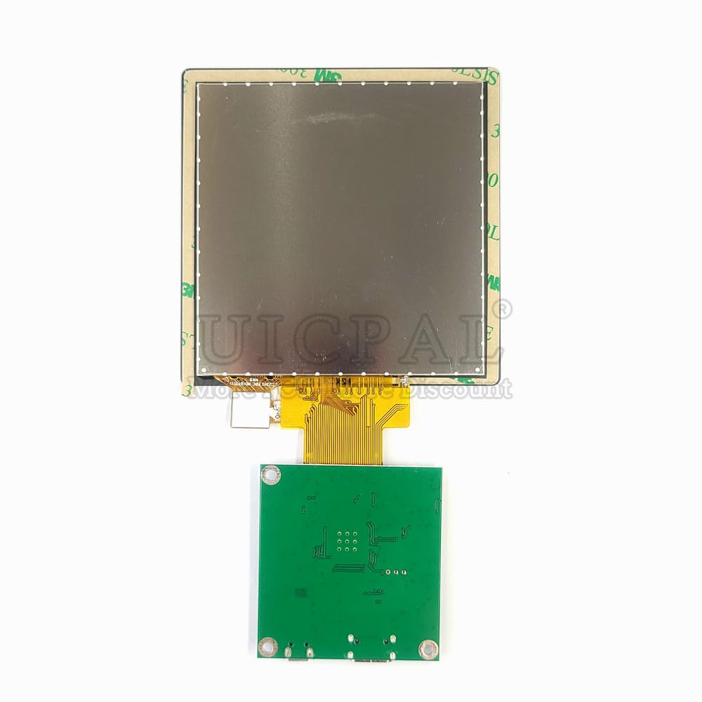#icpart 4.0 Inch TFT LCD Screen Module Square 480 * 480 3SPI RGB 40Pin 3.3V ST7701S Drive with Touch Display HDMI Driving Board - (Color: with HDMI Board) #icpart297487