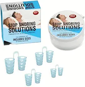 Dilatadores Nasais Anti-Ronco em Silicone Macio, Pequeno, Médio, Maior e X-Maior, Conjunto de 4, Anti-ronco Apneia Desvio de Septo Noite Melhores Descanso Garantido Respiração Melhor