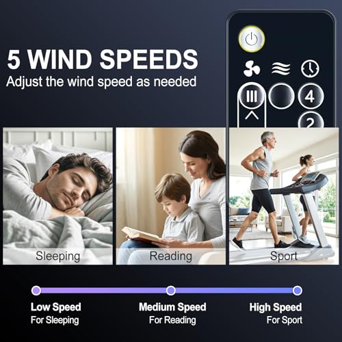 Woozoo 5-Speed Globe Fan compact air circulator for home