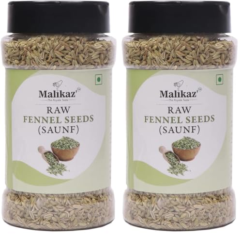 Image of Malikaz' The Royale Taste Raw Fennel Seeds (Saunf), 150 g (Pack of 2)