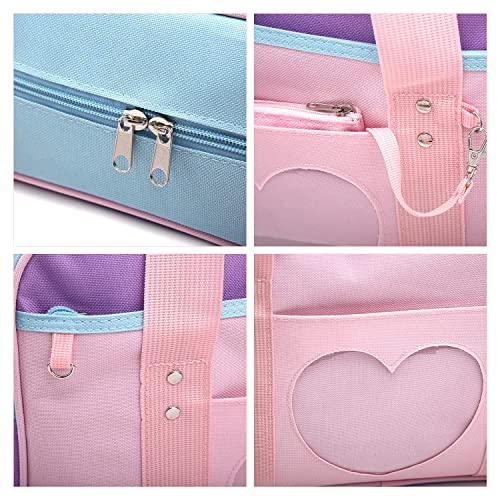 Lanpet Women’s Shoulder Bag Heart Shape Kawaii Purse Jk Large Anime Purse For Lolita Comic Handbag #TOP5