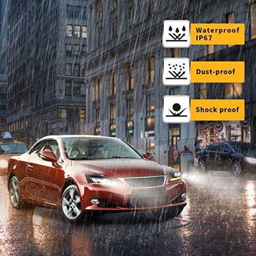 Vland Led Headlights Compatible With Lexus Is250/ Is250C Is350 Is350C Is220D 2006-2012, Isf 2008-2014 W/Sequential Indicator W/Projector W/Amber Reflector #TOP5