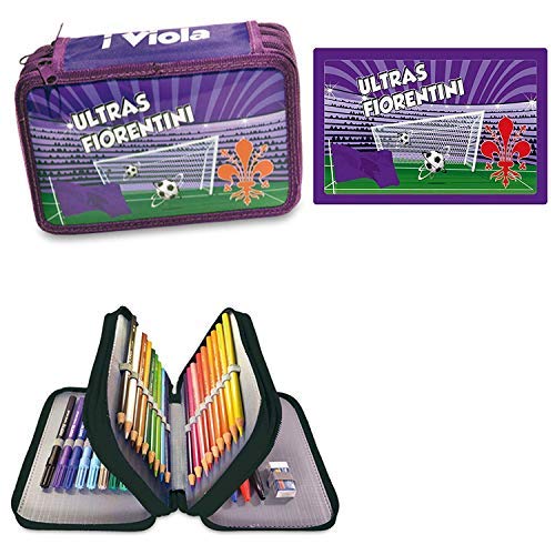 Monikids Astuccio Scuola Completo 3 Zip Triplo i