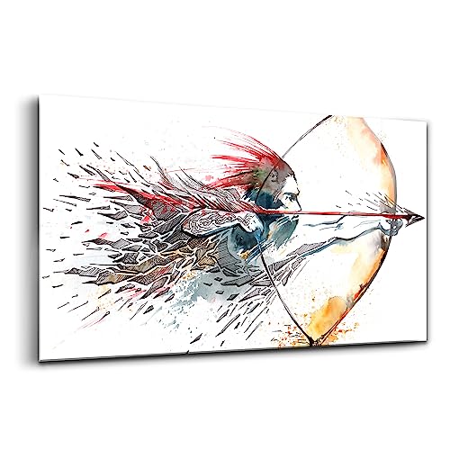 Peinture murale en verre durable pour remplacer les tableaux ternes, décoration innovante 120x60