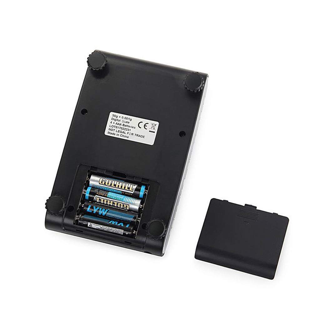 Báscula electrónica Digital, 0.001g Precision Touch LCD Digital Jewelry Diamond Scale Laboratorio PCS Balanza de Peso de conteo
