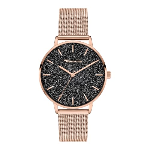 Tamaris Damen Analog Quarz Uhr mit Edelstahl Armband TT-0193-MQ Tamaris Damen Analog Quarz Uhr mit Edelstahl Armband TT-0193-MQ