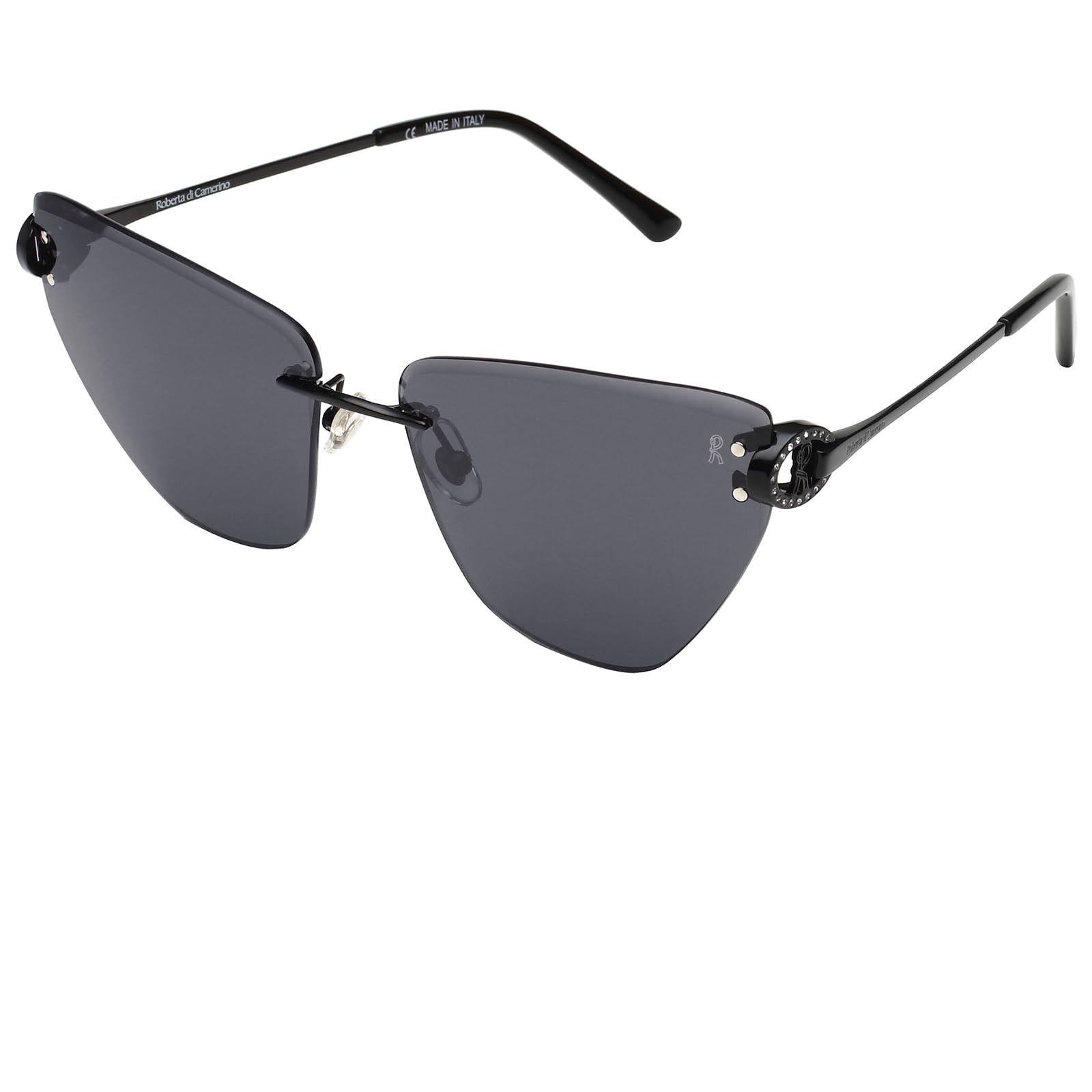 Roberta Di Camerino Solid Cat eye Women Sunglasses -(RC50803 |63| Grey Color Lens)