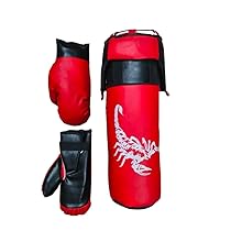 VENOM Kids Champ Junior Boxing Set | 1 Punching Bag, 1 Head Guard, 2 Boxing Gloves | Boxing Training Punching Bag & Gloves for Boys & Girls |