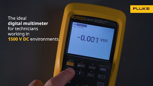 Image of Fluke 283FC - CAT III 1500V, CAT IV 1000V True-RMS Wireless Multimeter
