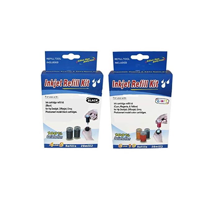 Buy Ink Cartridge Refill kit for HP 63 HP 62 HP62XL HP63XL 64 65 Ink