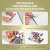 icolor Laptop Skin Sticker Decal 12 13 13.3 14 15 15.4 15.6 inch Personalized Universal Notebook Vinyl Skin Stickers Cover Art Decal Computer Protector (ColorfulFlower) #3