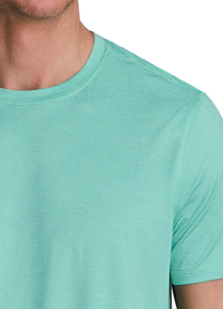 RBX Men's Workout T-Shirt, Breathable Lightweight Stretch Jersey Moisture Wicking Quick Dry Running Training Top