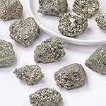 Apengshi Pyrite Raw Crystals 2PCS Natural Rough Rocks Healing Crystal and Stones DIY Raw Stones Meditation Fountain Garden Home Decor - Image 5