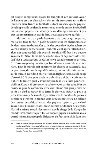 Qatar, la Coupe de l'immonde ?: L avis de 40 personnalités